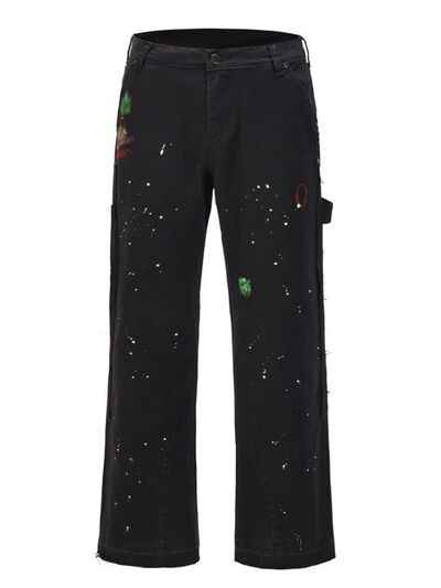 Men's Washed Bootcut Cargo Jeans - Damned Threads